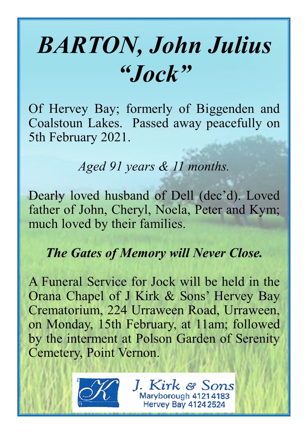 Rdudley Barton Son Funeral Home Obituariessupport And Help Detail - o4ffb2b
