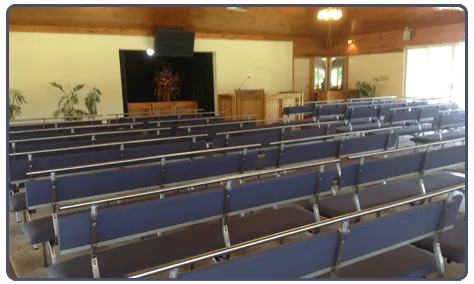 a funeral hall